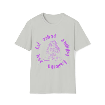 T-Shirt - Meditation Mama - Peace Balance Harmony Joy