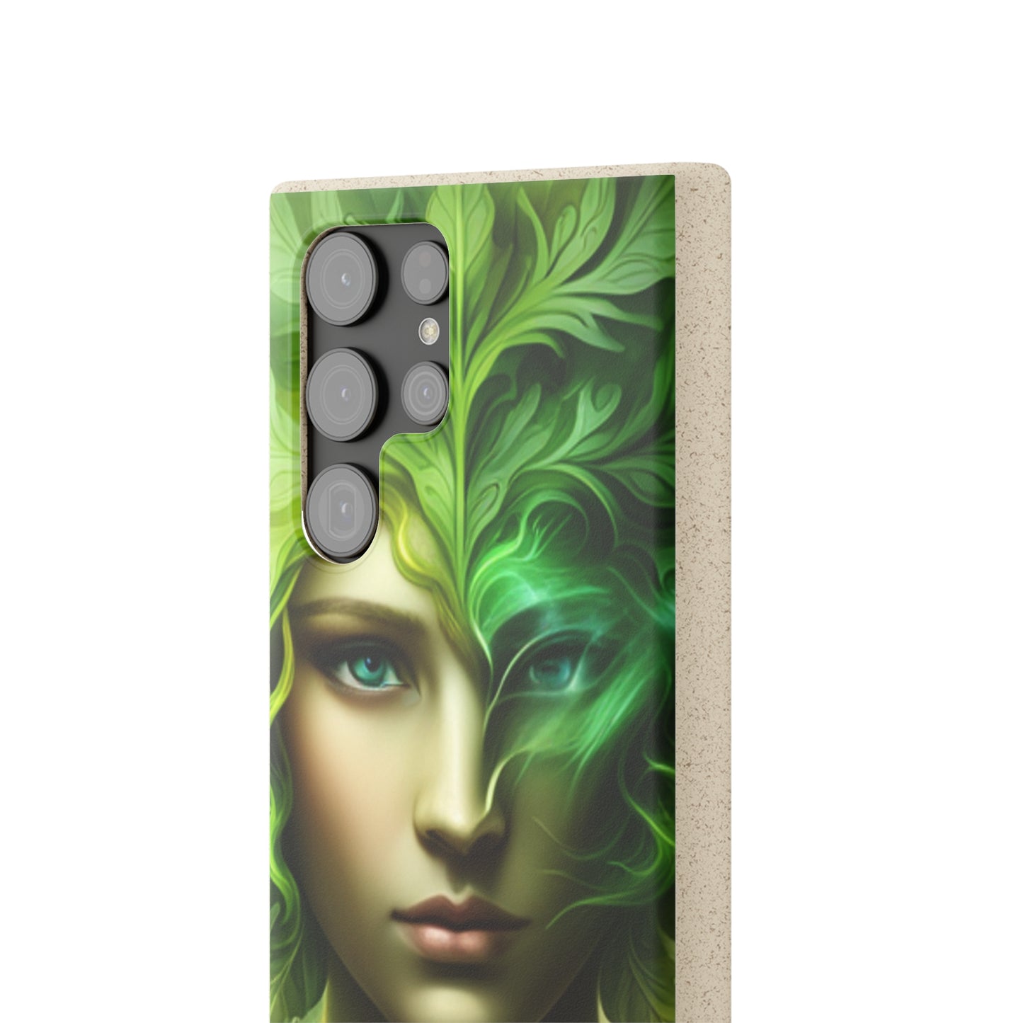 Biodegradable Phone Cases - Green Woman - Spring - Rebirth