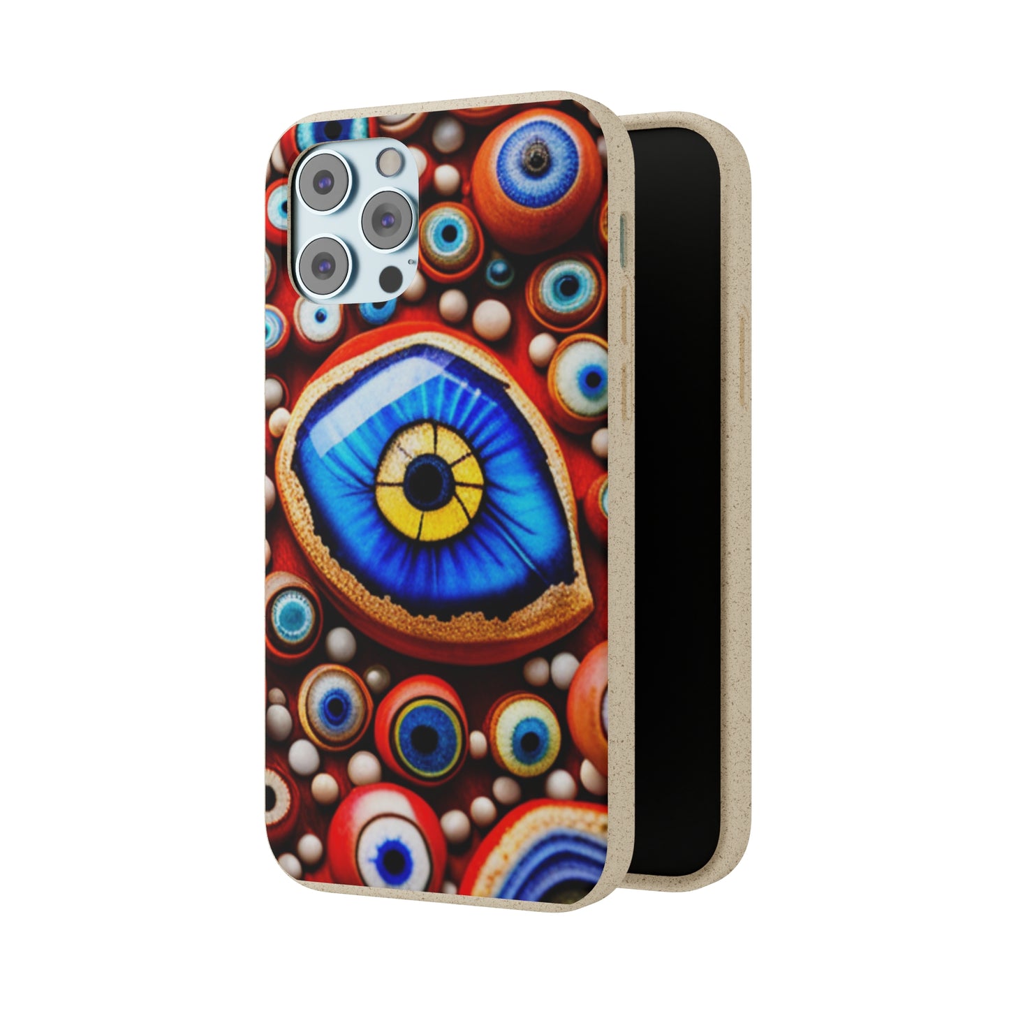 Biodegradable Phone Cases - Eye beads