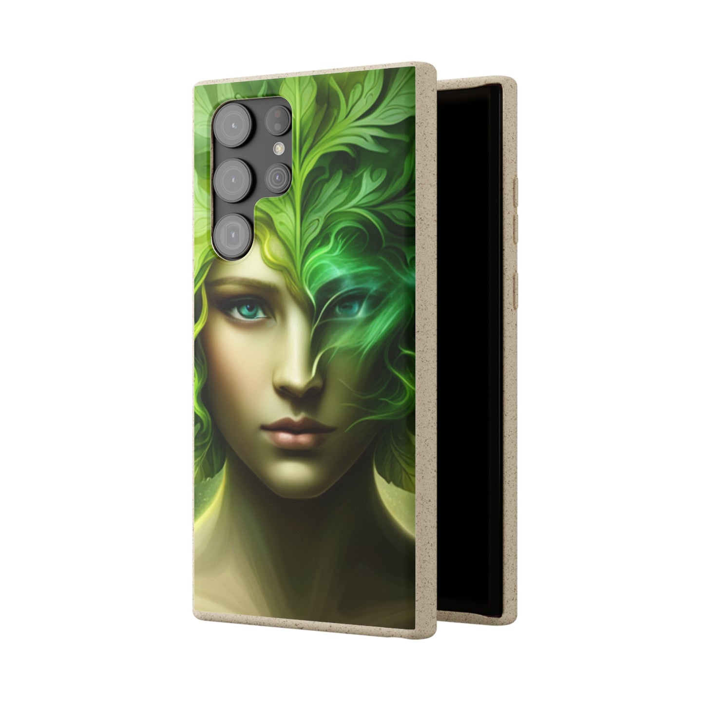 Biodegradable Phone Cases - Green Woman - Spring - Rebirth