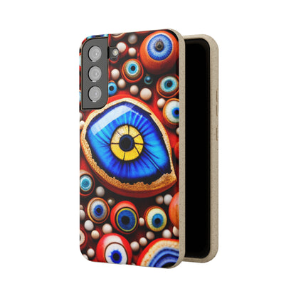 Biodegradable Phone Cases - Eye beads