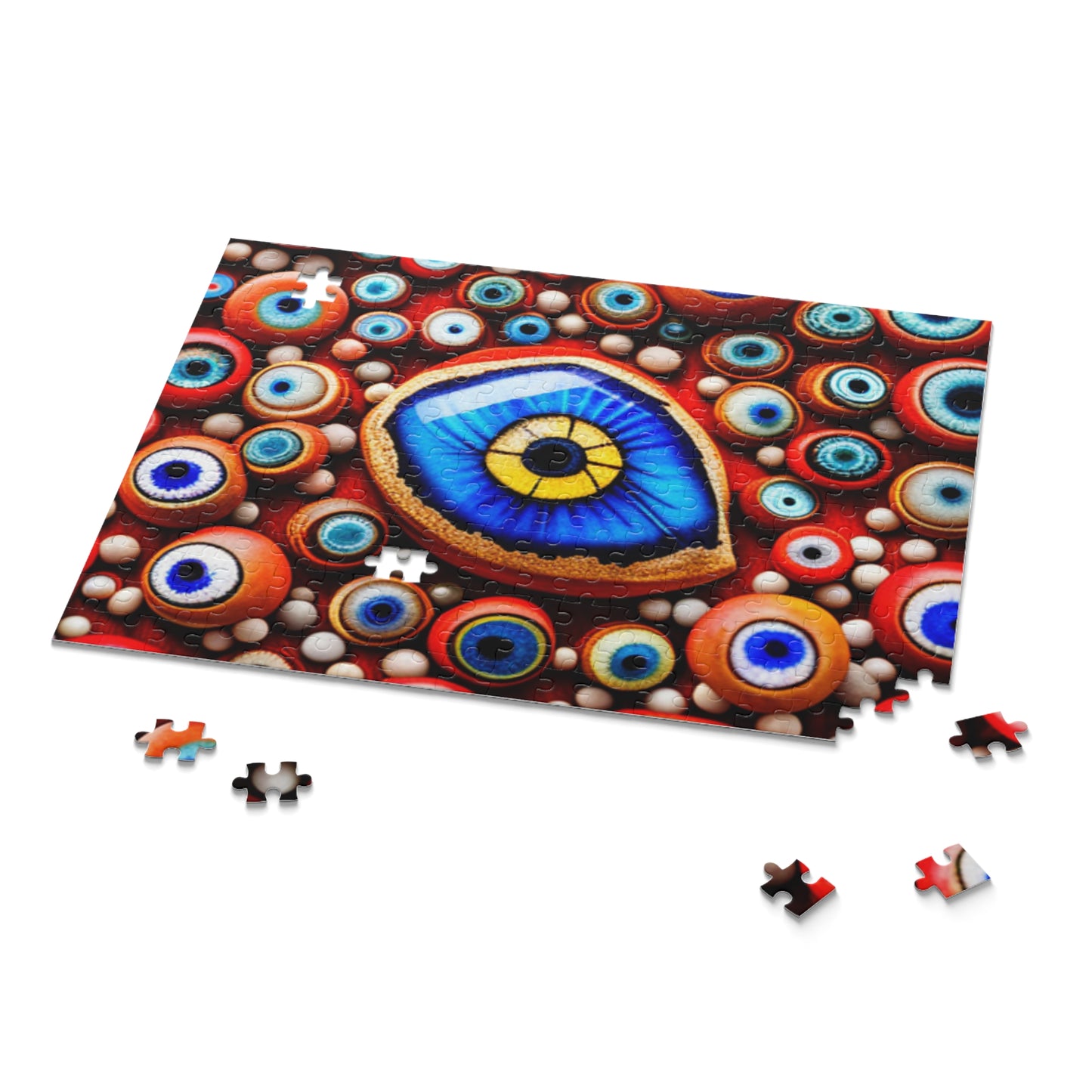 Puzzle (120, 252, 500-Piece) - Eye beads for protection