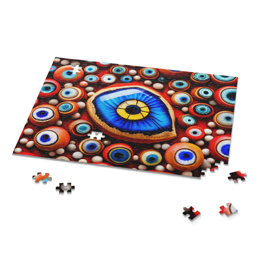 Puzzle (120, 252, 500-Piece) - Eye beads for protection