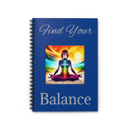 Spiral Notebook - Ruled Line - Anime Chakra - Balance