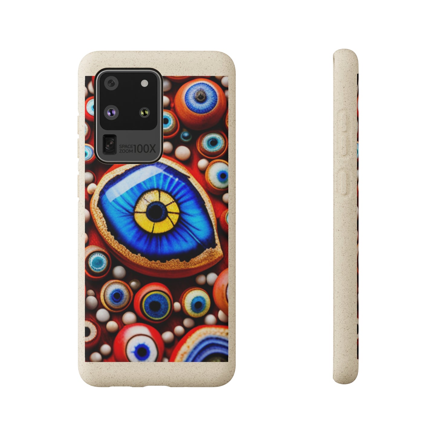 Biodegradable Phone Cases - Eye beads