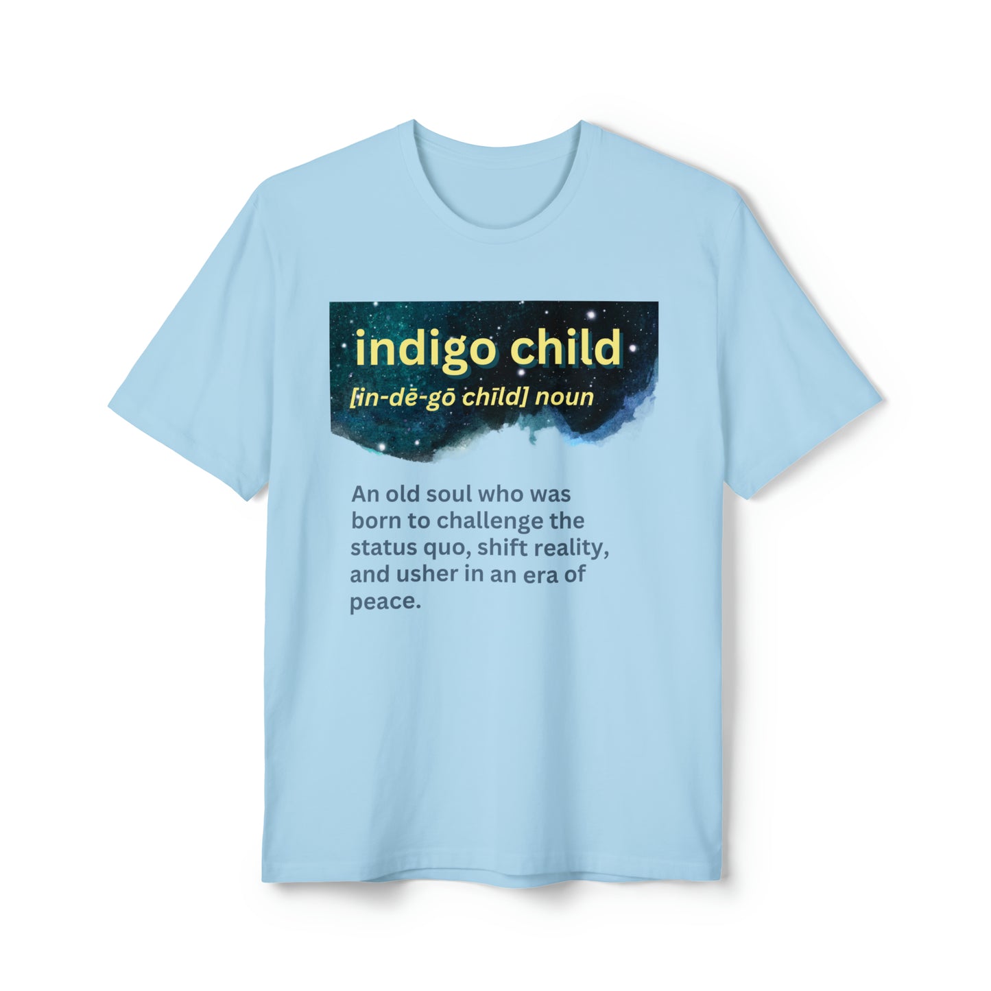 Unisex District® Re-Tee® - Indigo child definition