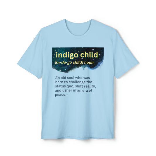 Unisex District® Re-Tee® - Indigo child definition