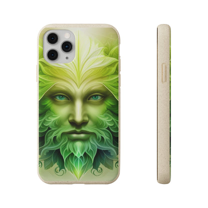 Biodegradable Phone Cases - Green Man - Spring - Rebirth
