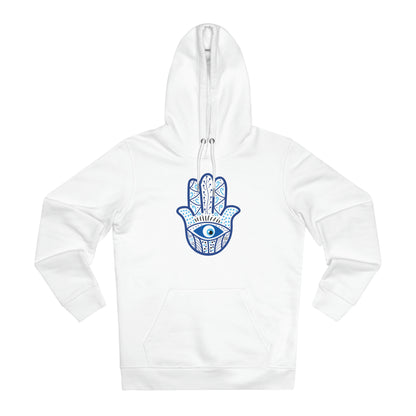 Eco-friendly Unisex Cruiser Hoodie - Hamsa hand of hope