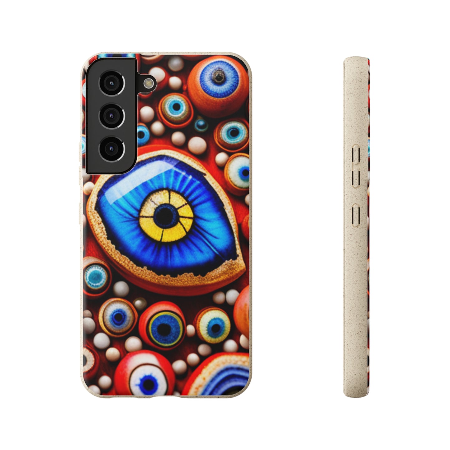 Biodegradable Phone Cases - Eye beads