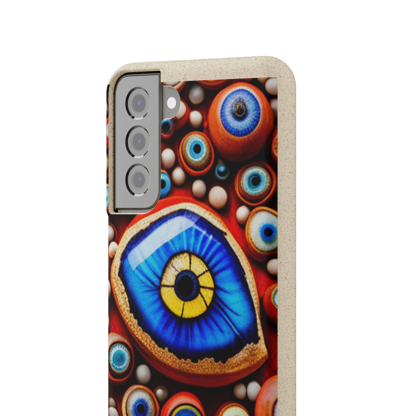 Biodegradable Phone Cases - Eye beads