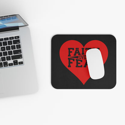 Mouse Pad (Rectangle) - Faith over Fear
