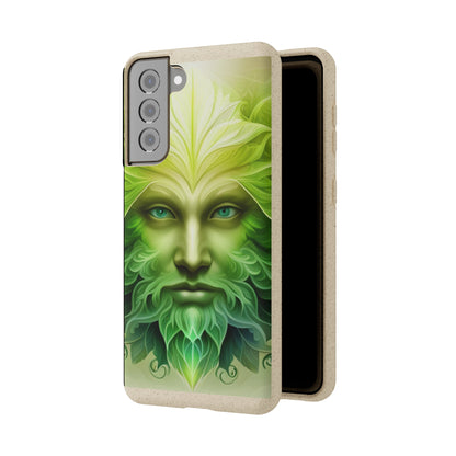 Biodegradable Phone Cases - Green Man - Spring - Rebirth