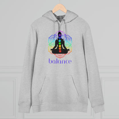 Eco-friendly Unisex Cruiser Hoodie - chakra lotus - balance