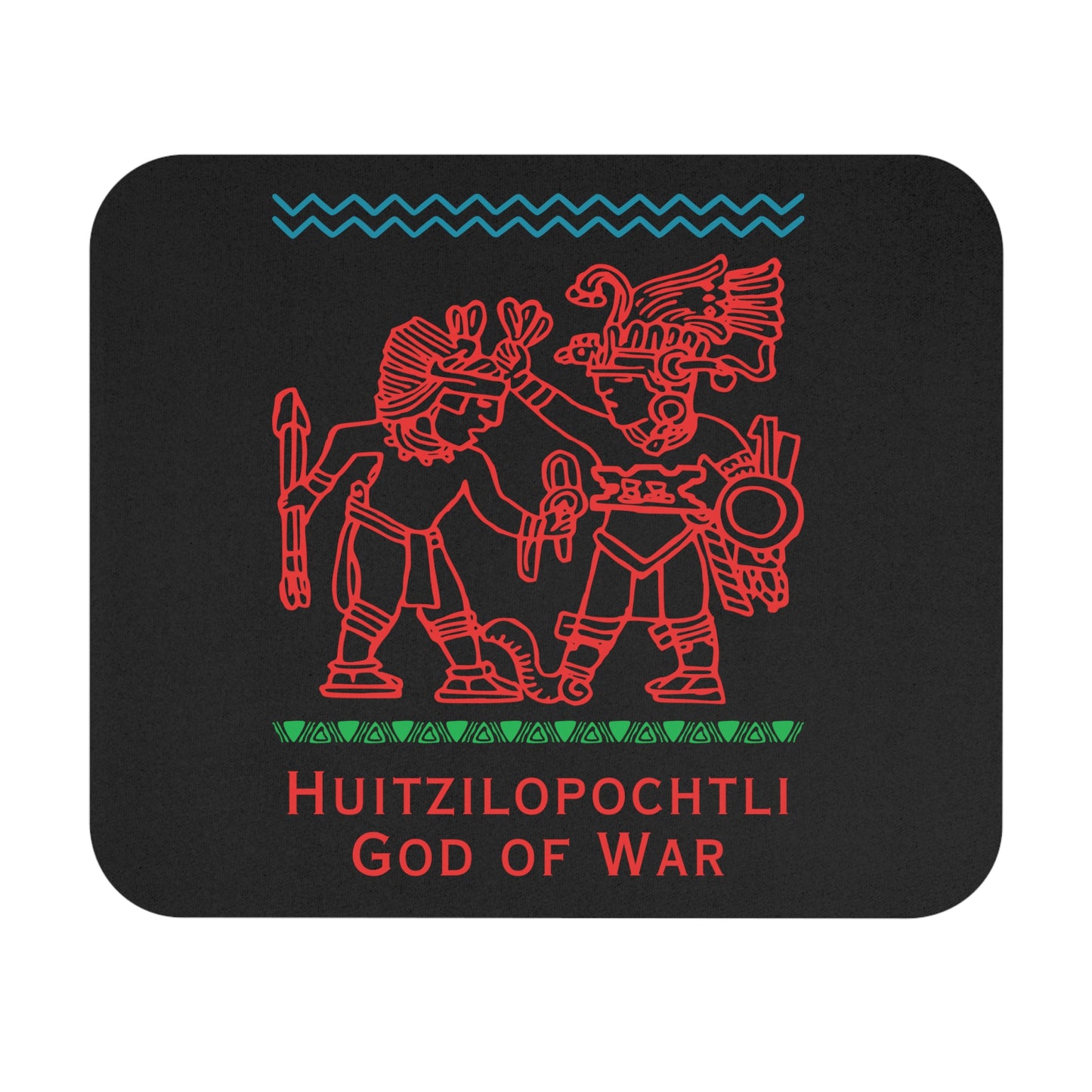 Mouse Pad (Rectangle) - Huitzilopochtli - Aztec God of War