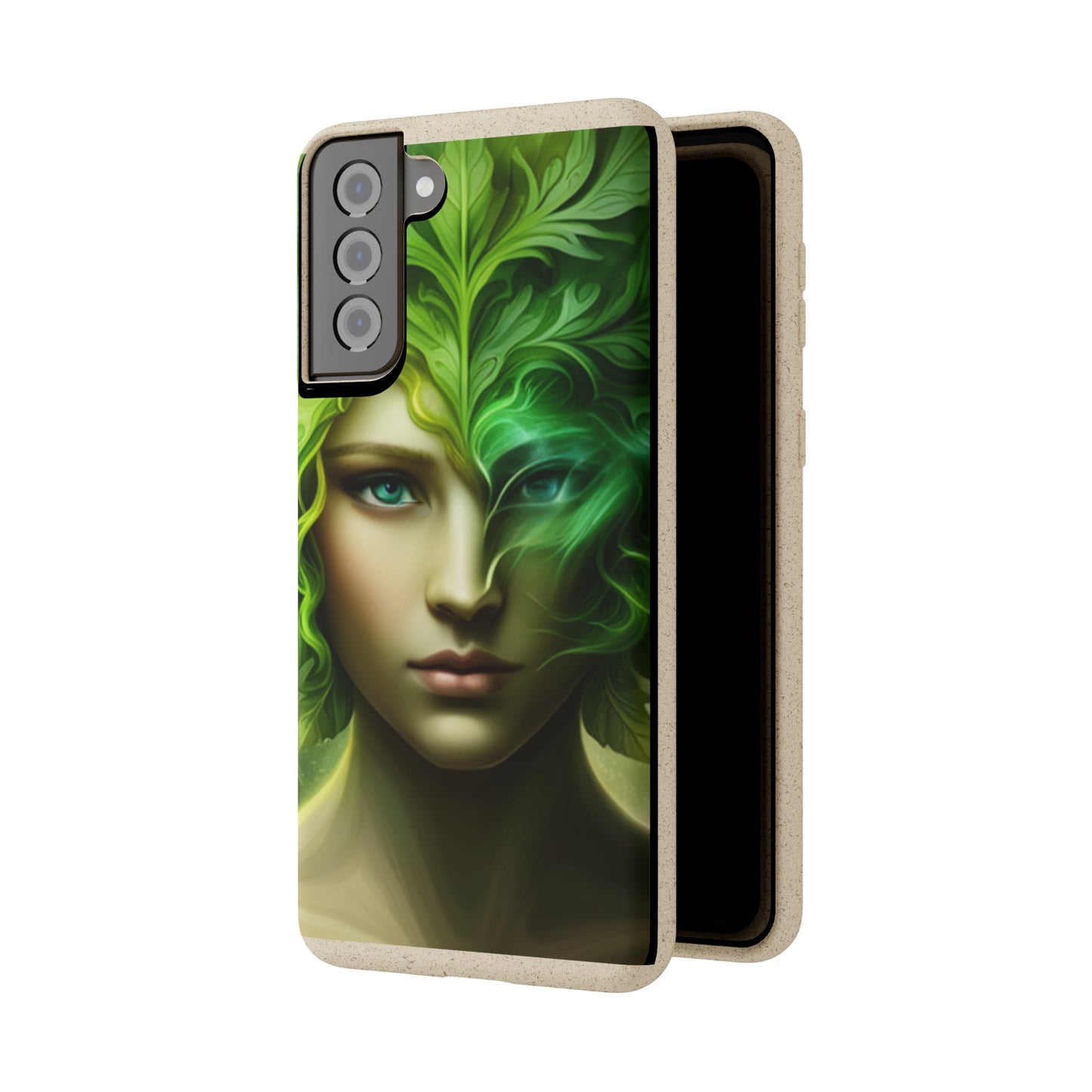 Biodegradable Phone Cases - Green Woman - Spring - Rebirth