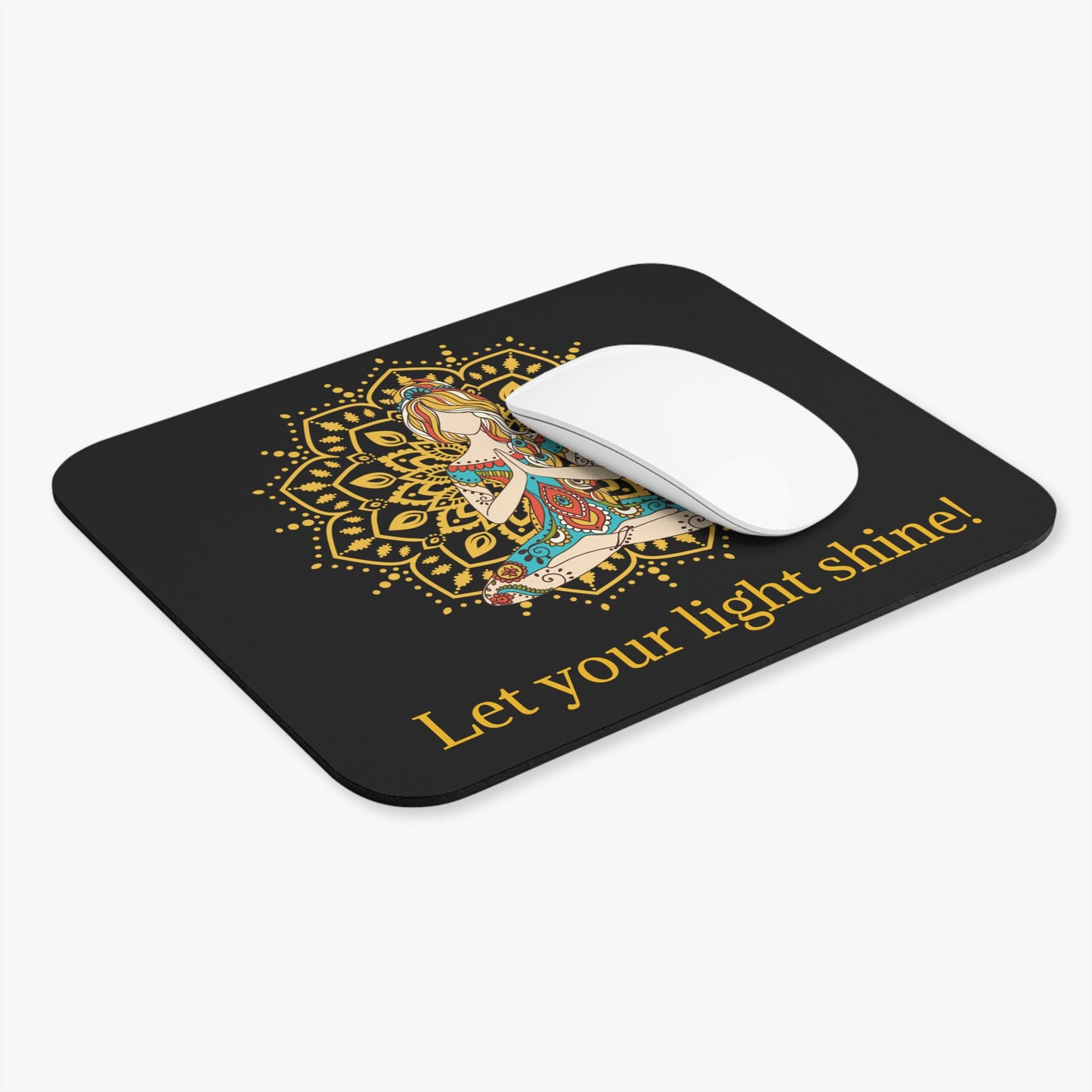 Mouse Pad (Rectangle) - Let Your Light Shine
