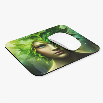 Mouse Pad (Rectangle) - Green woman
