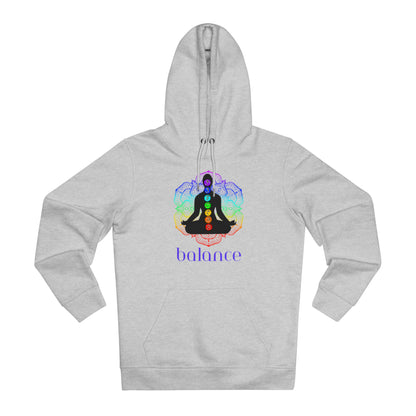 Eco-friendly Unisex Cruiser Hoodie - chakra lotus - balance