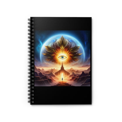 Spiral Notebook - Ruled Line - All-seeing protective eye
