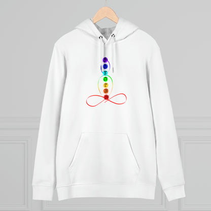 Eco-friendly Unisex Cruiser Hoodie - abstract chakra