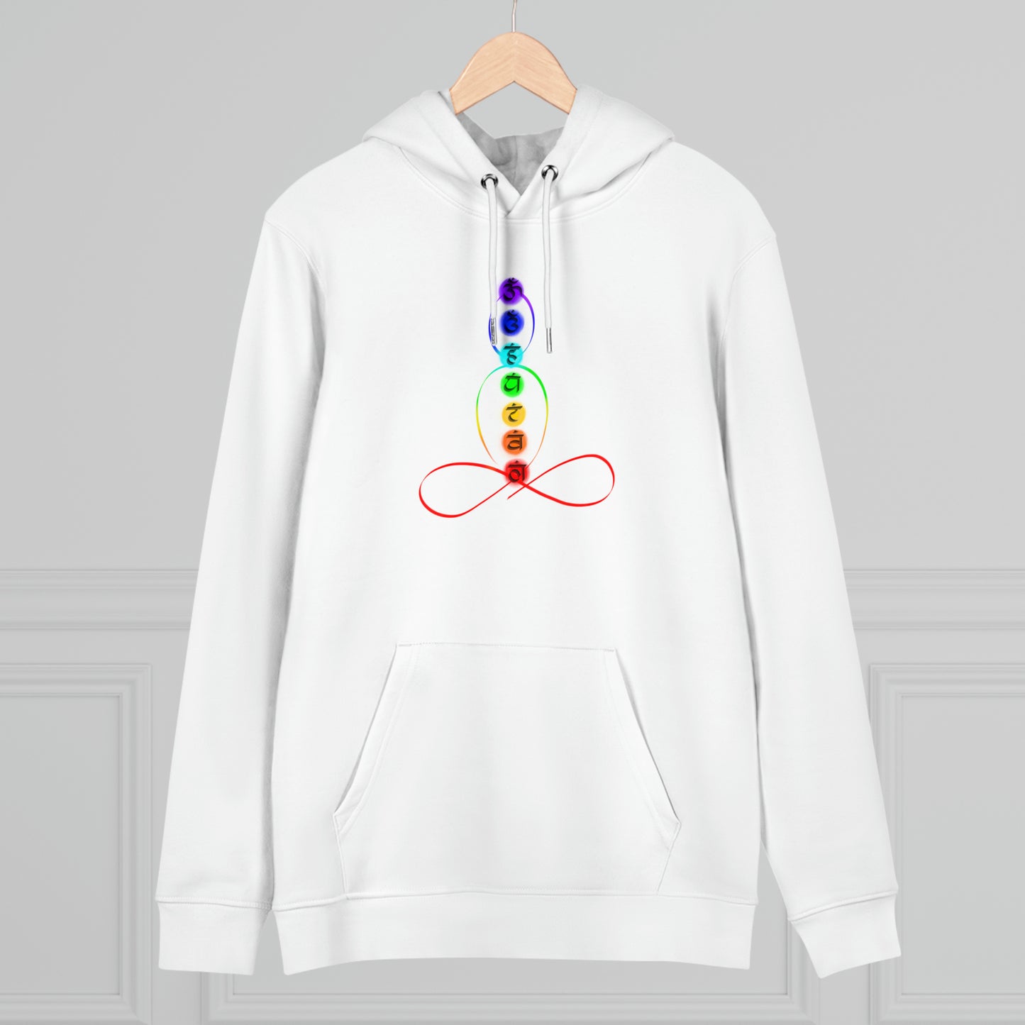 Eco-friendly Unisex Cruiser Hoodie - abstract chakra