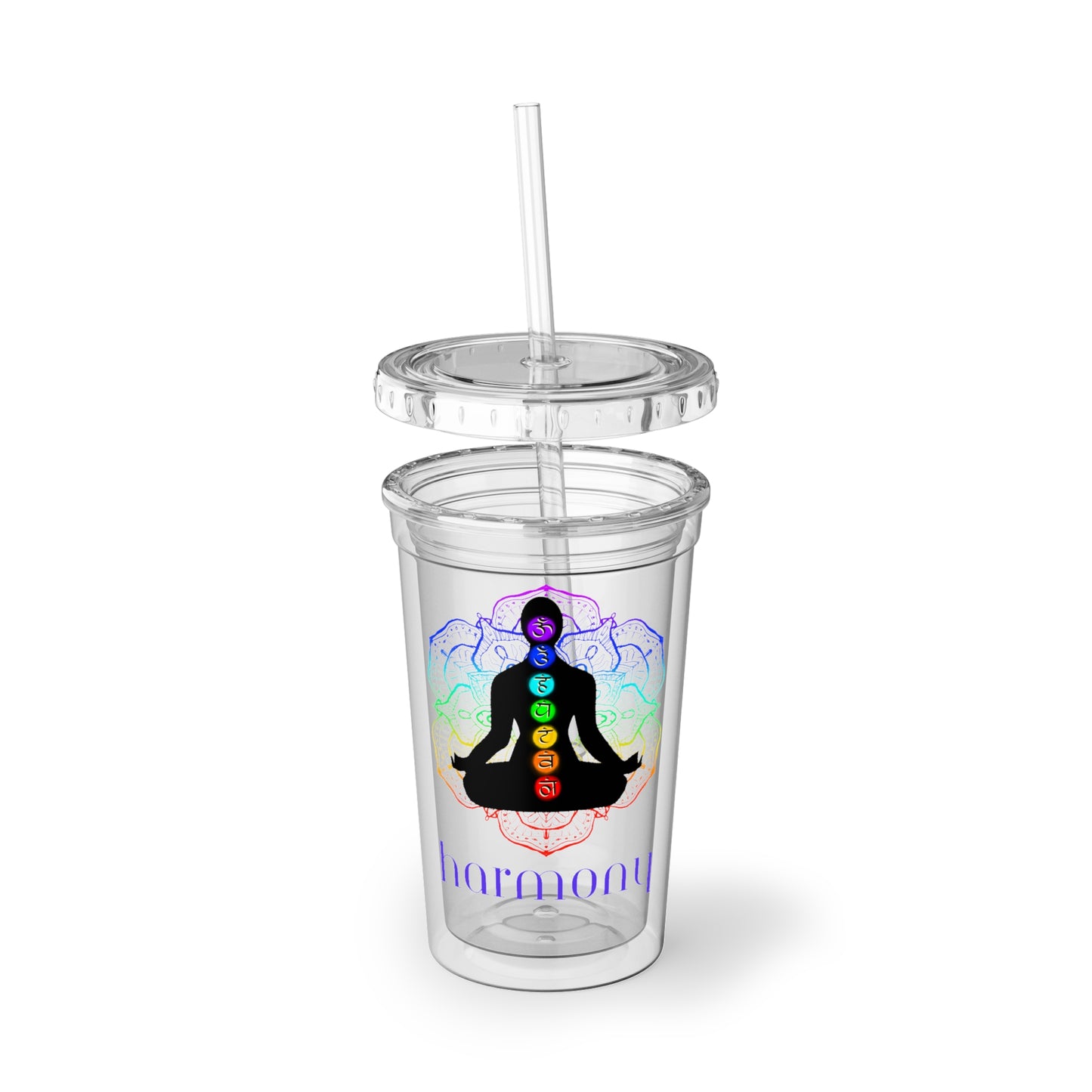 Acrylic Cup - Lotus Flower Chakra - Harmony