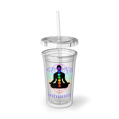 Acrylic Cup - Lotus Flower Chakra - Harmony