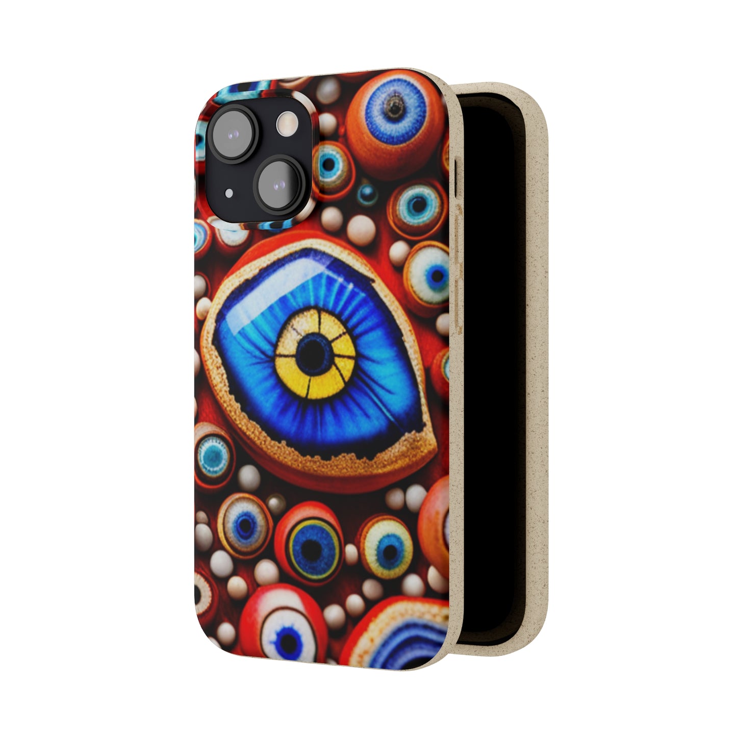 Biodegradable Phone Cases - Eye beads