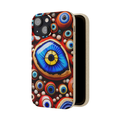 Biodegradable Phone Cases - Eye beads