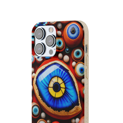 Biodegradable Phone Cases - Eye beads