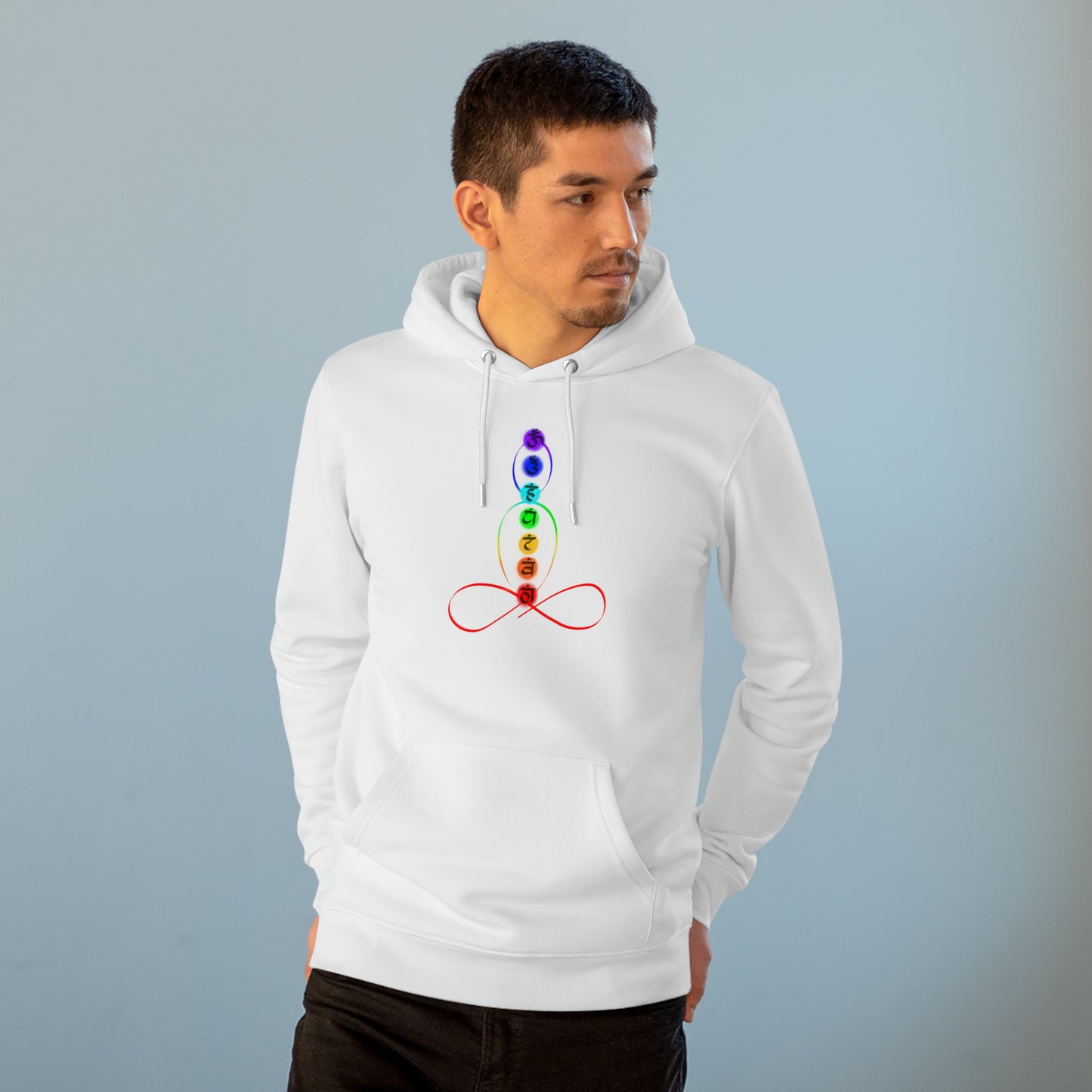 Eco-friendly Unisex Cruiser Hoodie - abstract chakra