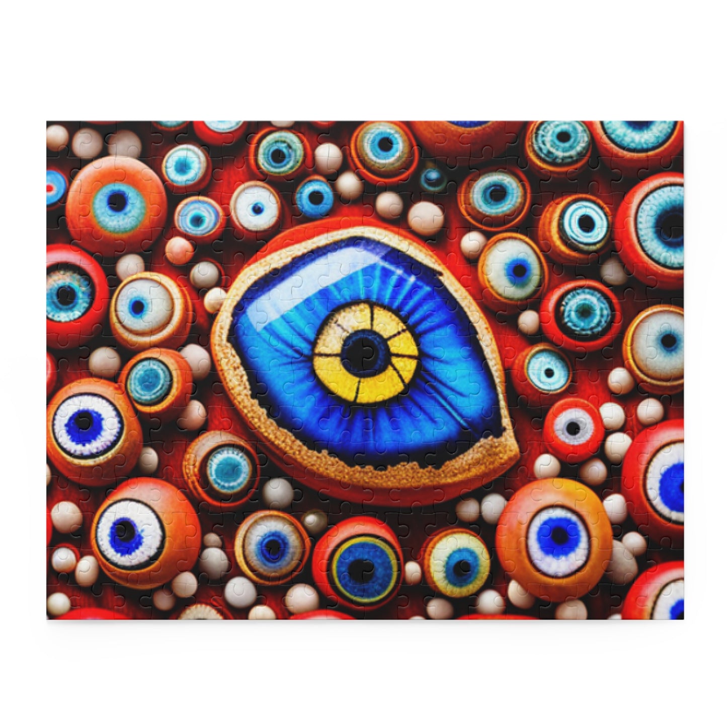 Puzzle (120, 252, 500-Piece) - Eye beads for protection