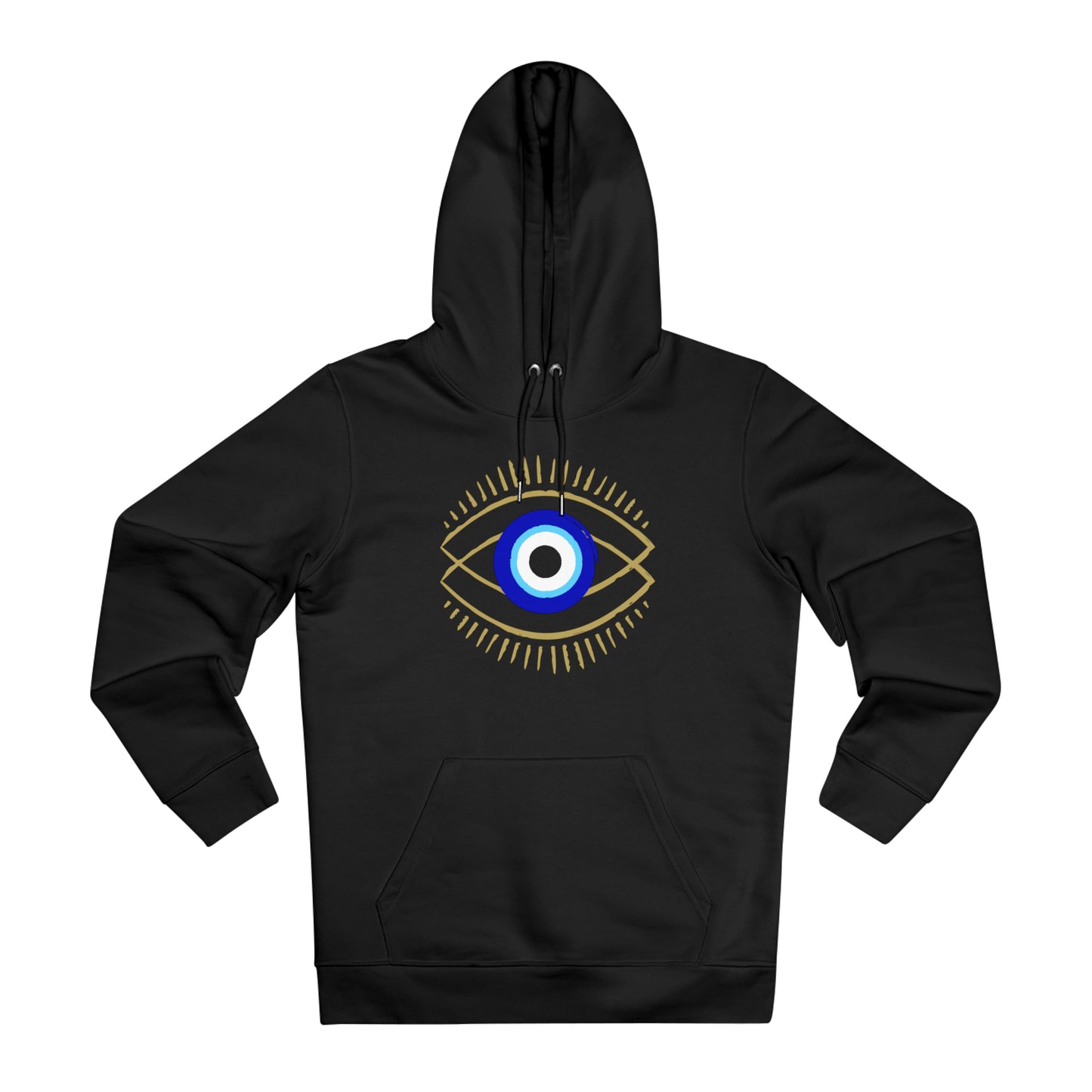 Eco-friendly Unisex Cruiser Hoodie - protective evil eye