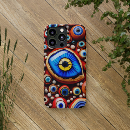 Biodegradable Phone Cases - Eye beads