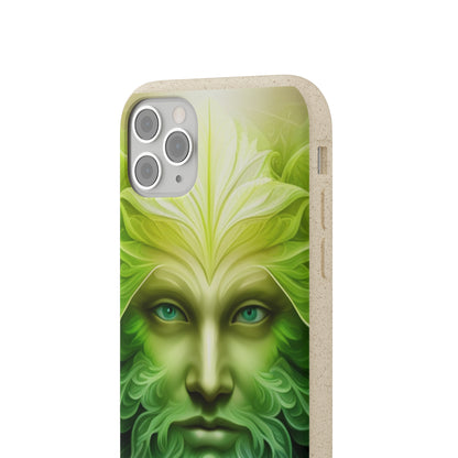 Biodegradable Phone Cases - Green Man - Spring - Rebirth
