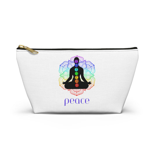 Accessory Pouch w T-bottom - Lotus Flower Chakra Figure