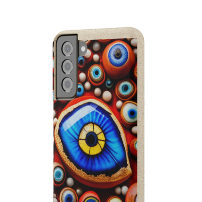 Biodegradable Phone Cases - Eye beads