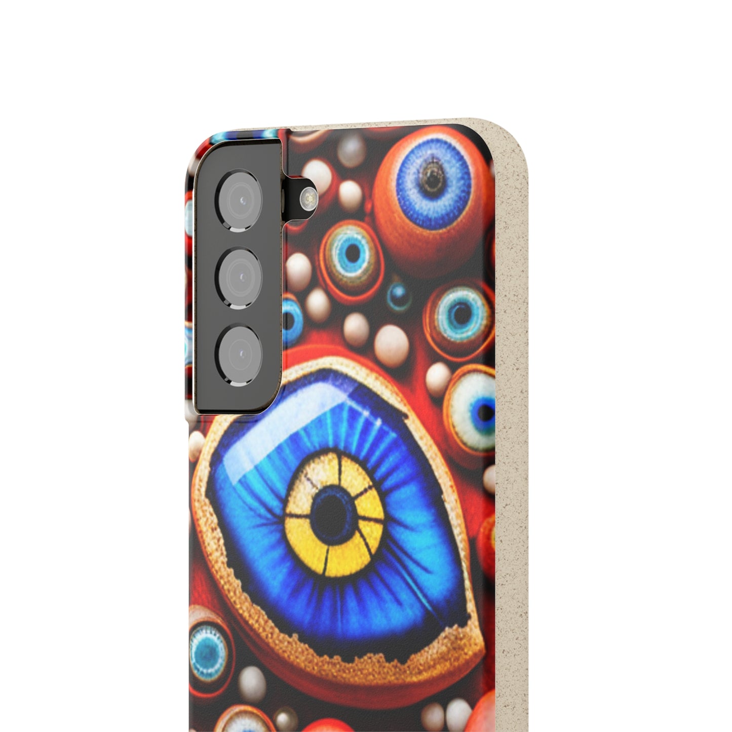 Biodegradable Phone Cases - Eye beads