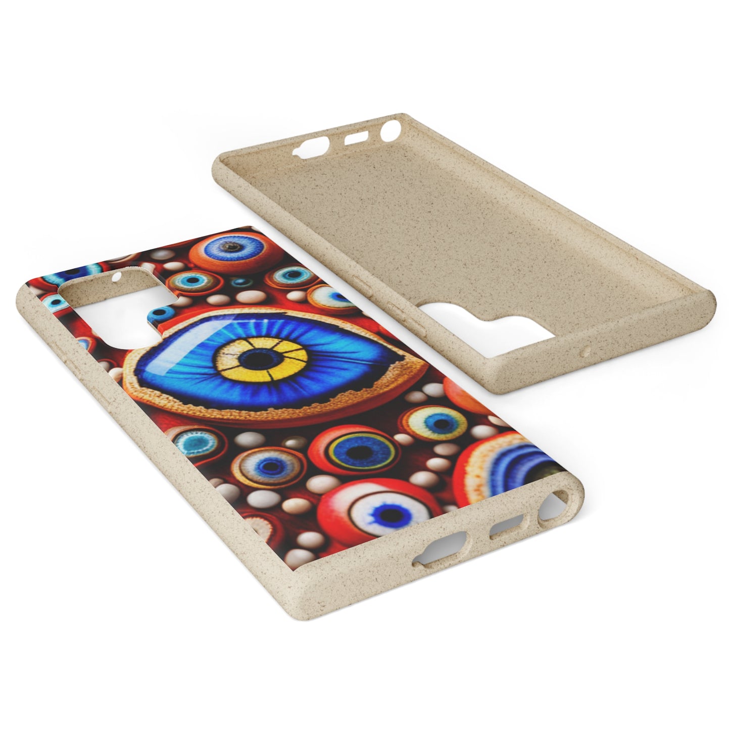 Biodegradable Phone Cases - Eye beads