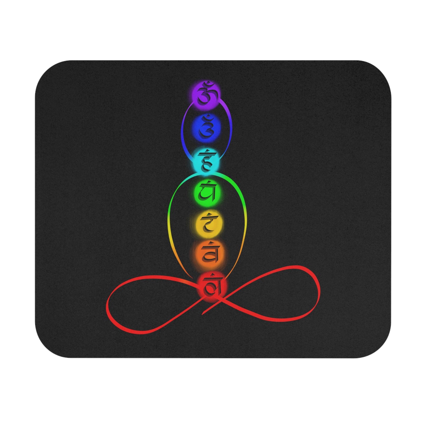 Mouse Pad (Rectangle) - Chakra - abstract