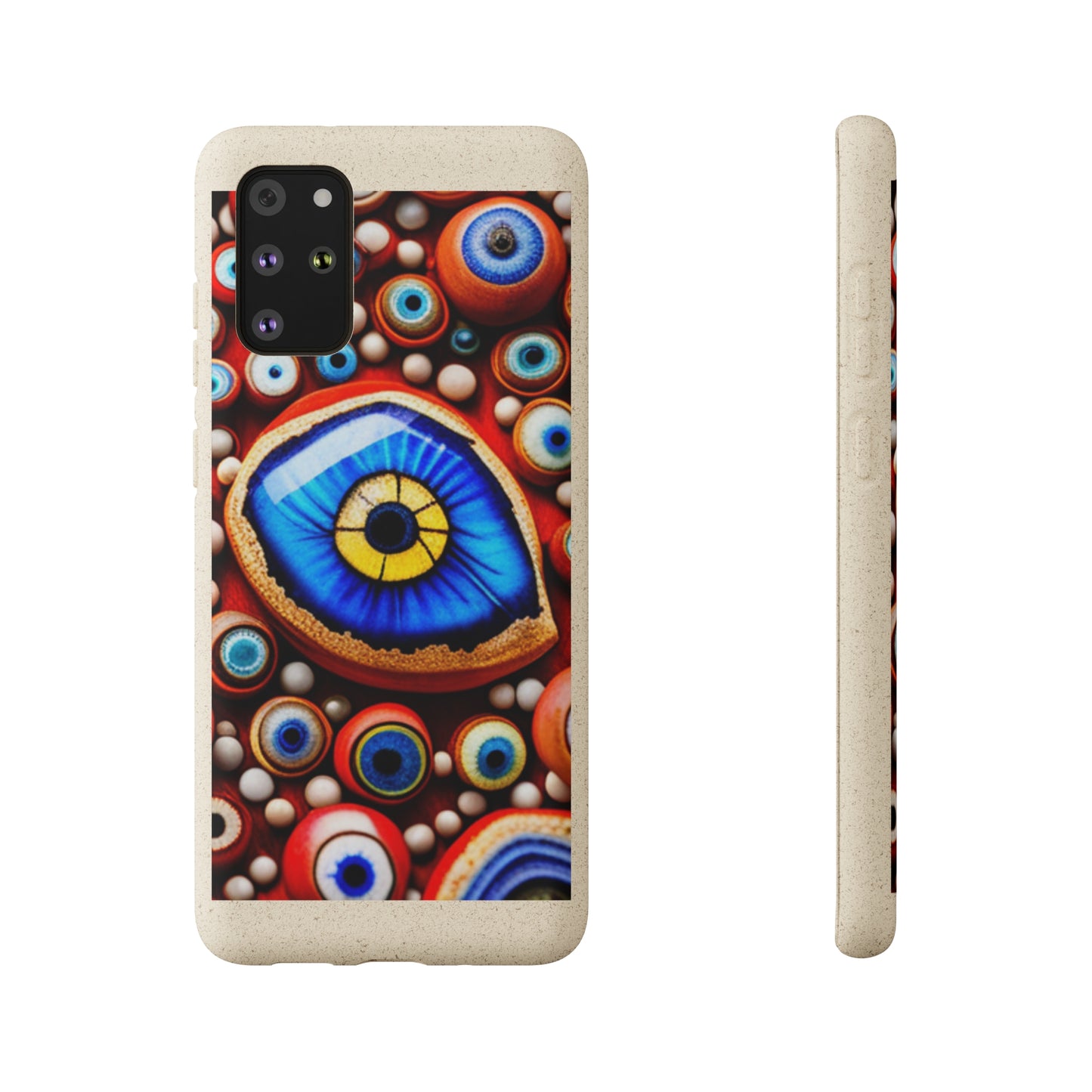 Biodegradable Phone Cases - Eye beads