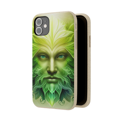 Biodegradable Phone Cases - Green Man - Spring - Rebirth