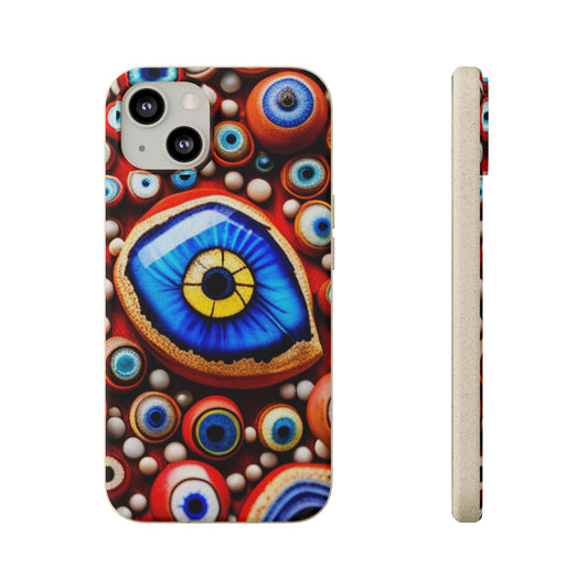 Biodegradable Phone Cases - Eye beads