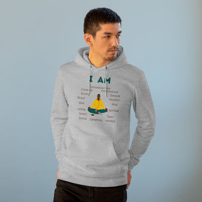 Eco-friendly Unisex Cruiser Hoodie - I am - black man