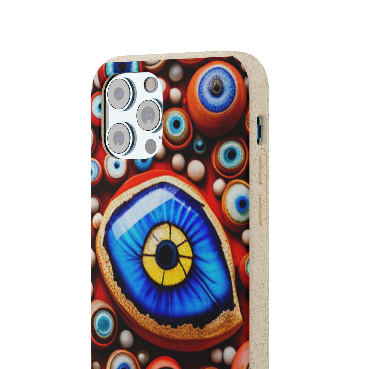 Biodegradable Phone Cases - Eye beads