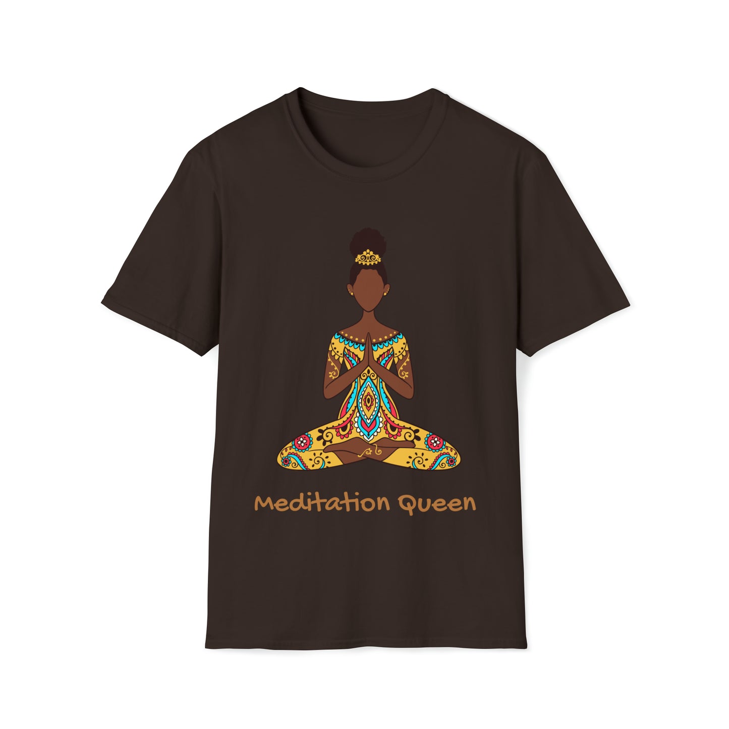 T-Shirt - African American Meditation Queen