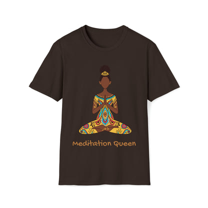 T-Shirt - African American Meditation Queen