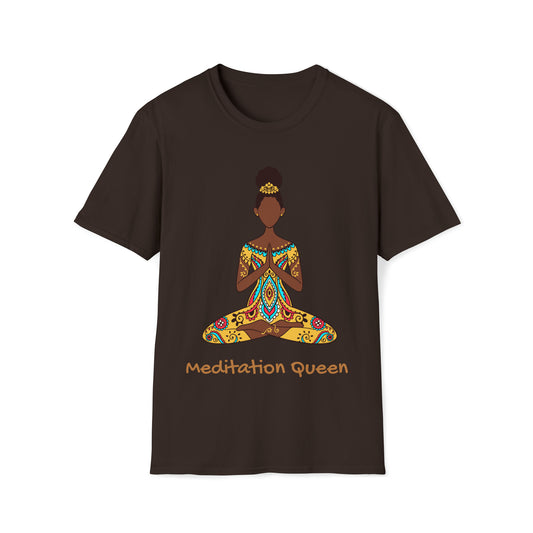 T-Shirt - African American Meditation Queen