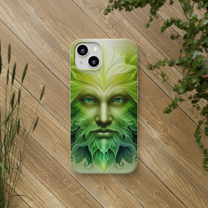 Biodegradable Phone Cases - Green Man - Spring - Rebirth